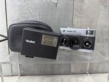 Rollei 35 Tessar 40mm f/3.5 Film Camera - Singapore Model W/Flash & Case picture
