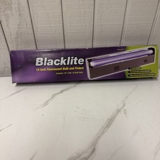 Amscan Black Light Fixture LT-B18P UV Fluorescent Lamp 120V ETL 18 Inch picture