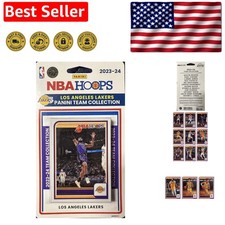Authentic 2023/2024 Lakers Basketball Team Set Featuring LeBron & Austin Reaves picture