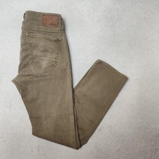Mavi Jeans Mens 34x32 Beige Jake Tapered Slim Leg Stretch Denim 5-Pocket Work picture