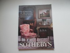 Sotheby's Celebration Of The English Country House Auction Catalog APRIL 2000 picture