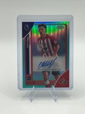 25-26 Topps Chrome EPL #CA-CR Chris Rigg Chrome Auto Aqua Refractor /199 picture