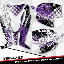 FOR 2012 thru 2015 ARCTIC CAT PROCROSS PROCLIMB DECO GRAPHICS KIT WRAP NEB-4753 picture