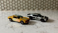 VINTAGE HOT WHEELS REDLINE PAIR CHROME KING KUDA/THE SNAKE DON PRUDHOMME  1969 picture