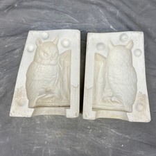 Vintage McNees Mini Mold 312 Owl Bookend Ceramic Slip Casting picture