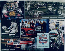 JIM DUNN 2015 SIGNED  HOT ROD RENUNION  NHRA DRAG RACING HANDOUT picture
