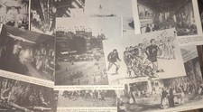 Vintage 19th Century History & Photography Book Clippings Ephemera Lot picture