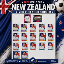 2026 100% Authentic Panini FIFA World Cup New Zealand Stickers Team — You Pick picture