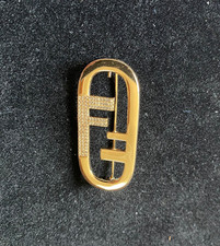Splendid Looking  Fendi  Stamped Brooch Pin picture