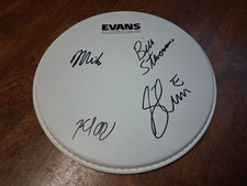 Descendents autographed Drumhead with 4 signatures picture