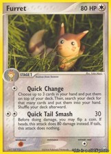Furret 22/109 RR Pokemon LP picture