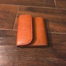 Vintage Coach Leather Trifold Wallet - Sonoma 