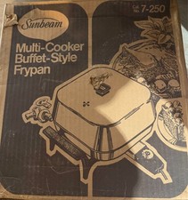 Vintage Sunbeam Multi-Cooker Buffet-Style Frypan (Cat. No. 7-250) NIB picture