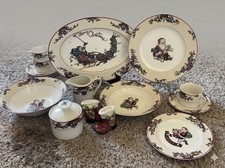 fitz and floyd collection : santas list dish set  picture