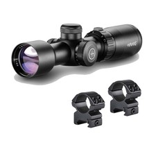 Hawke XB1 Vari-Speed 1.5-5x32 IR Crossbow Scope w/ Illuminated Reticle and Rings picture