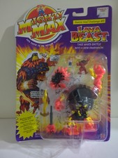 Vintage Mighty Max Battle Warriors LAVA BEAST COMPLETE SET 1994 Mattel  picture