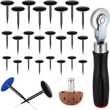 26Pcs Tire Repair Patch Tool Kit,Including 24pcs Tire Patch Plugs(35/40/50 mm... picture