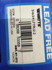 Watts 3/4 in. Lead-Free Brass Dual Check Valve Backflow Preventer LF7RU2-2 picture