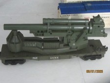 Vintage Lionel USMC Big John Cannon Car #6651 w/ 3 shells. Preowned.  picture