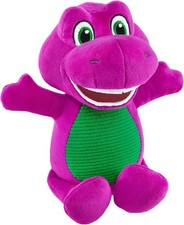 Barney World Toddler Toy 8-Inch Plush Dinosaur Character for Preschool Play picture