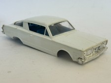 Strombecker Plymouth Baracuda (White) 1/32 scale slot car body picture