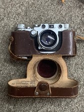 Leica D.R.P. Ernst Leitz Wetzlar Germany Camera with Leather case UNTESTED AS-IS picture