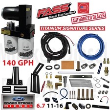FASS Titanium 140 GPH Fuel Lift Pump System 11-16 Powerstroke Diesel Ford 6.7L picture