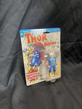 SEALED Thor Smashing Hammer Action Marvel Super Heroes MOSC 1991 Toybiz Vintage picture