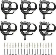6 Sets Horse Bridle Rack Bracket Hooks Metal Halter Hanger with Tubes and Screws picture