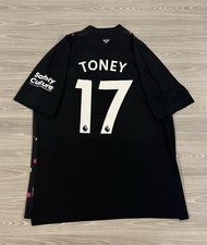 Umbro 2022/23 Brentford Ivan Toney #17 Soccer Jersey Authentic Men’s Size XL picture