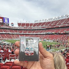 WinCraft NFL San Francisco 49ers vs Miami Dolphins Kickoff Collector Pin picture