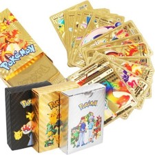 55 Pack Foil Multi-Color Card TCG GX Vmax GX Card Charizard Rare Pokémon Card US picture