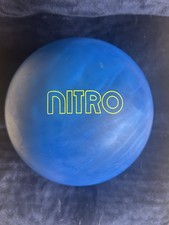 Ebonite Nitro Blue 12 lb Bowling Ball NEW with Bag picture