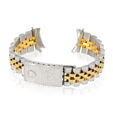 Rolex Datejust 2-Tone Yellow 4.5CTW Natural Diamond Jubilee 36mm Watch Bracelet picture