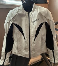 Alpinestars Women’s Motorcycle Jacket with matching gloves. Size small picture