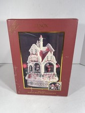 LENOX SANTA'S BAKE SHOP MUSICAL CENTERPIECE sculpture Musical New #800803 Sealed picture