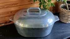 VTG Magnalite Wagner Ware Sydney O 4265 Roaster Dutch Oven & Lid No Trivet 8 Qt picture