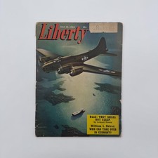 Liberty Magazine July 15 1944 10c Illustrated WWII Aviation War, Stowe Shirer picture