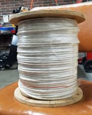 NEW 1000 FT 18/4, Tappan southwire Co 18/4 shld white wire CMP/CL3P picture