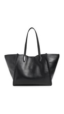 Madewell Women's Lexington Tote, True Black, One Size picture