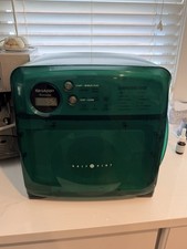 Rare Sharp Carousel Half Pint R-120DG Transparent Green Microwave TESTED WORKING picture
