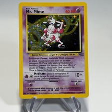MR. MIME 1999 Pokemon Jungle Set  Rare Holo POKÉMON 6/64 picture