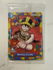 MONKEY D. LUFFY - OP-17 Prerelease Lego Luffy - 4th Anniversary Promo - Sealed picture
