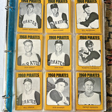 1960 Pittsburgh PIrates World Champions Complete Set of 42 Cards 1979 TCMA picture