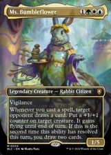 Ms. Bumbleflower 0003 Mythic Borderless Foil Bloomburrow Commander MTG NM picture