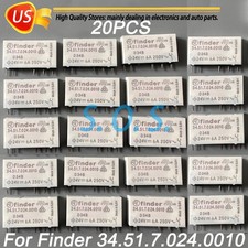 20* Power Relay For Finder 34.51.7.024.0010 24VDC 6A 34.51.24VDC 5Pins SPDT US picture