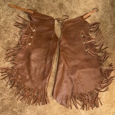 Chaps Western Leather Women’s Size Medium Brown slightly used picture