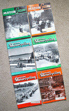 1954-56 American Motorcycling Magazine Racing Harley BSA BMW Norton Triumph AJS picture