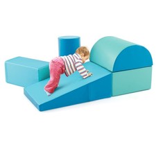 5 PCS Kids Climb & Crawl Activity Playset Soft Foam Block Toddler Play Structure picture