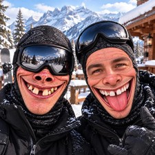 Personalized Funny Ski Mask, Custom Face Balaclava, Winter FaceMask, Crazy Face  picture